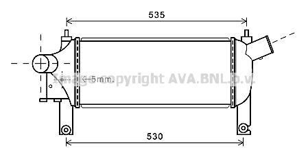 AVA QUALITY COOLING Интеркулер DNA4339